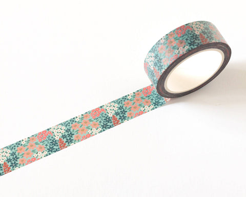Floral Washi Tape - 15mm x 10m