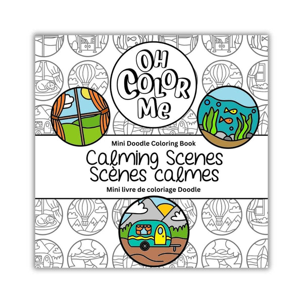 Mini Coloring Book Calming Scenes, 4