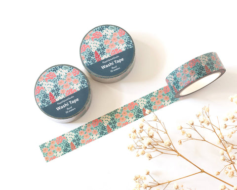 Floral Washi Tape - 15mm x 10m