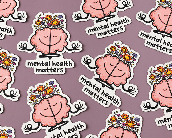 Mental Health Matters Vinyl Sticker
