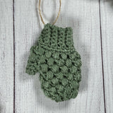 Christmas Ornament / Gift Card Holder - mitten 