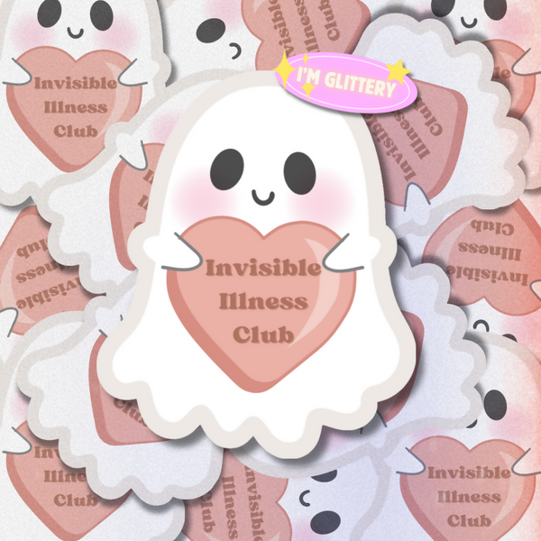 Invisible Illness Club Ghostie - 2.5