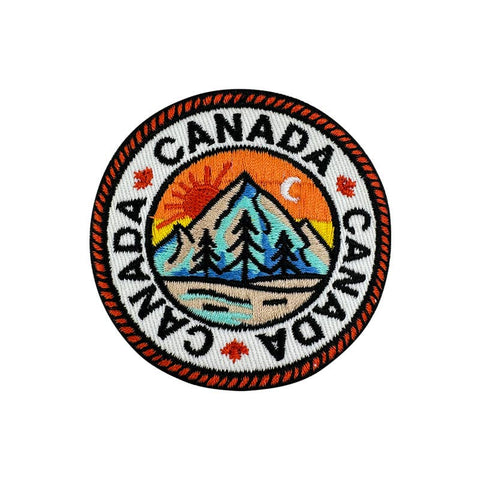 Canada iron-on embroidery patch