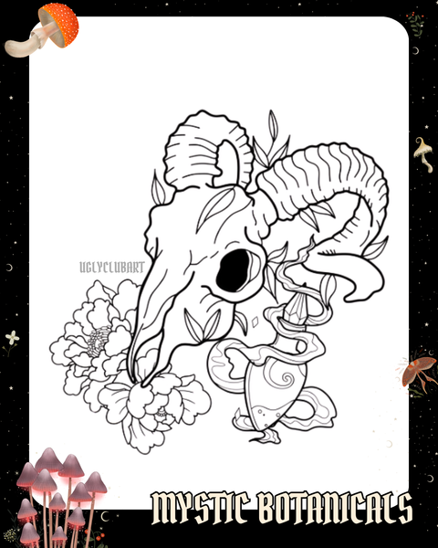 Journal anti-anxiété format voyage : Mystic Botanicals