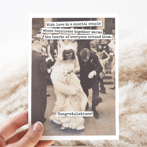 Wedding Card. With Love To A Special Couple...