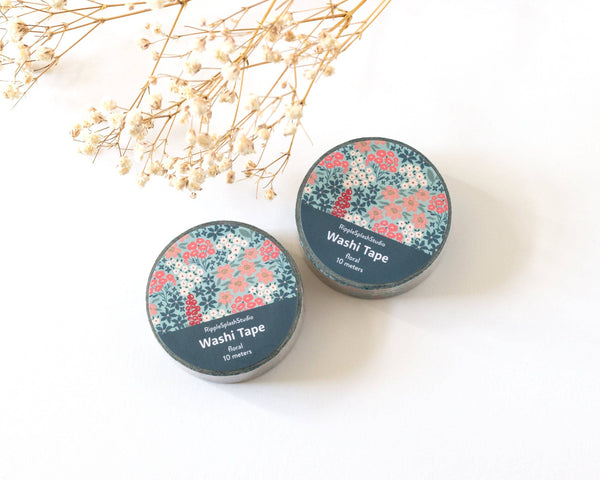 Floral Washi Tape - 15mm x 10m