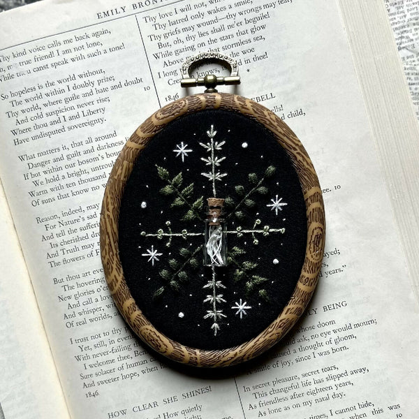 Embroidery Art | Snake Rib Bones