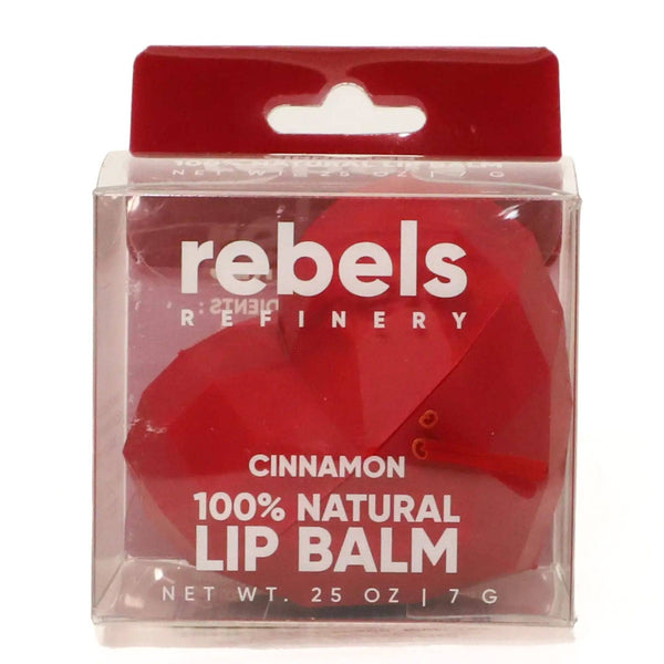 Red Heart Lip Balm 100% Natural CINNAMON