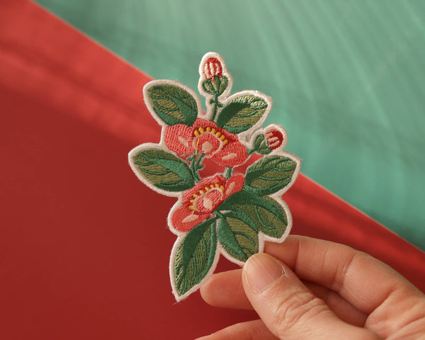 Floral Iron-On Patch