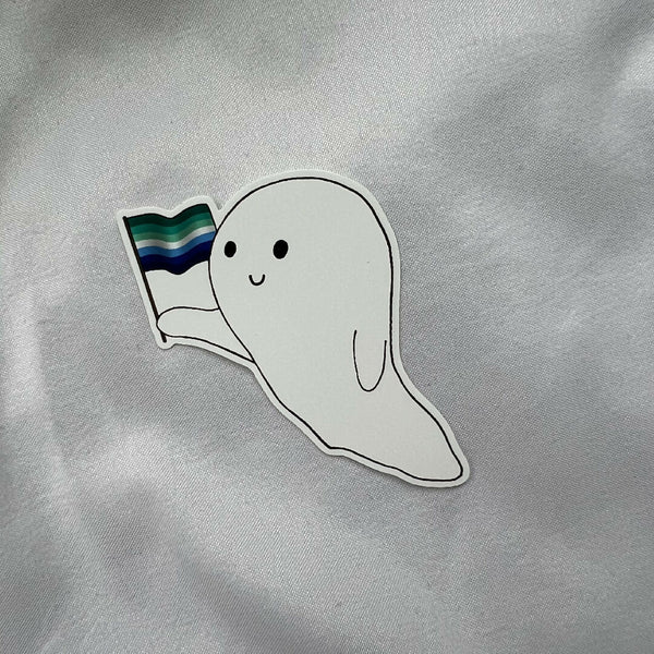 Gay pride flag sticker