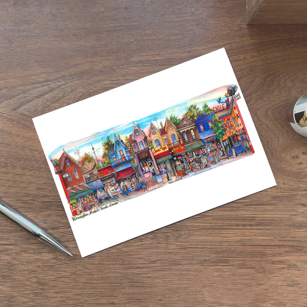 Carte postale du marché de Kensington