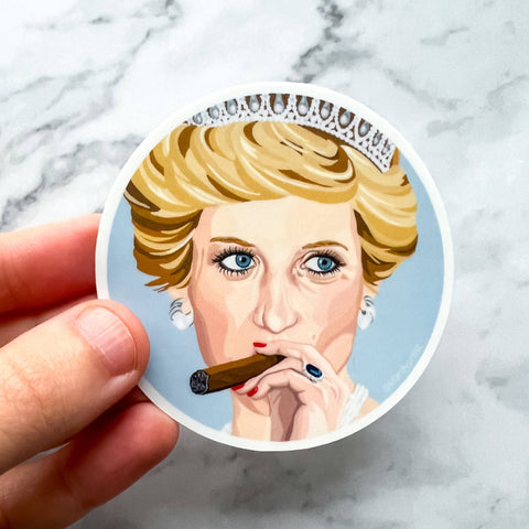2- Copy of Diana with cigar sticker - Shop Motif