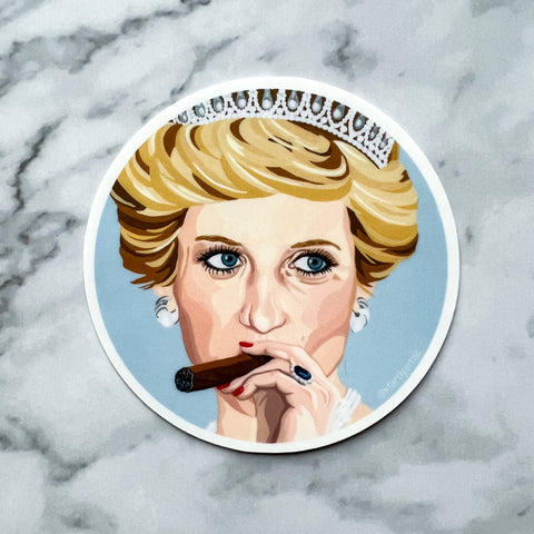 2- Copy of Diana with cigar sticker - Shop Motif