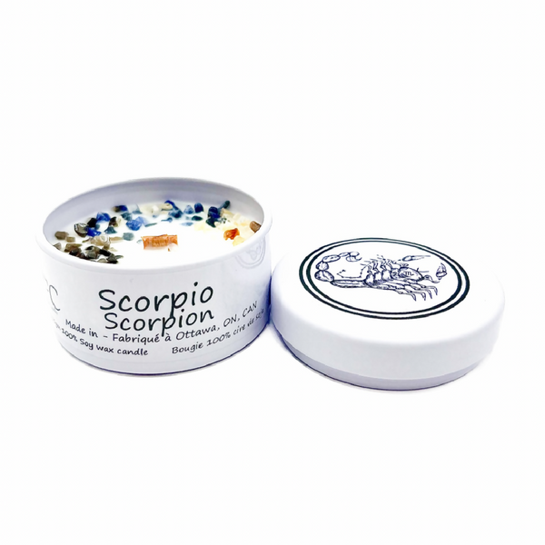 Scorpio Zodiac Candle, 2oz