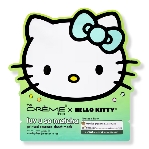 Crème x Hello Kitty je t'aime tellement matcha 