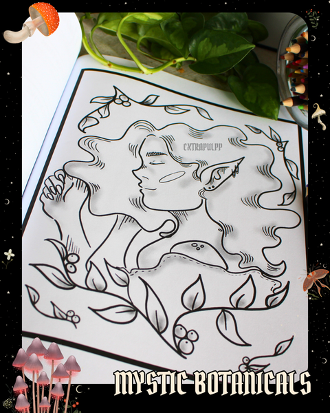 Journal anti-anxiété format voyage : Mystic Botanicals