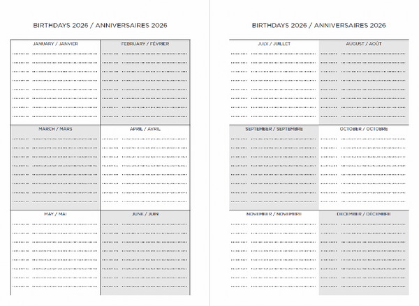 2025–2026 Smyth Academic Weekly Planner — Gold A5 Vegan Leather Luxe Agenda (18-Month, Bilingual)