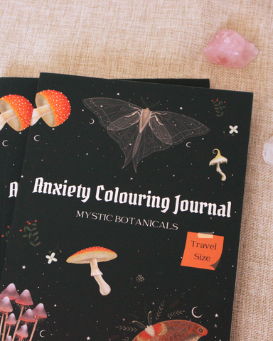 Journal anti-anxiété format voyage : Mystic Botanicals