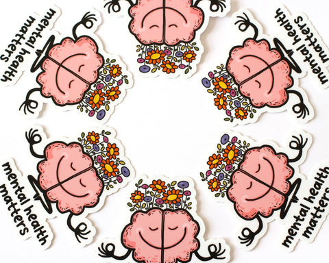 Mental Health Matters Vinyl Sticker