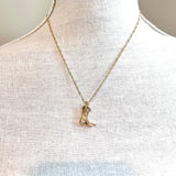Western Boot Necklace 