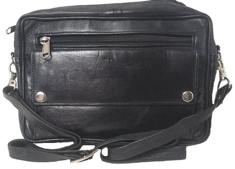 Genuine Leather Lambskin Shoulder Messenger Bag
