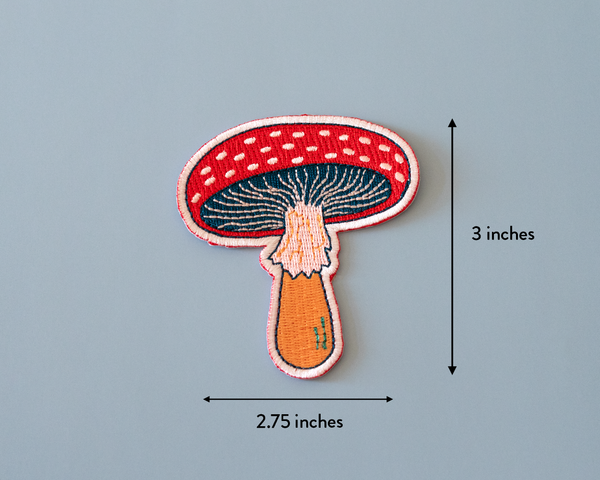 Mushroom Iron-On Patch