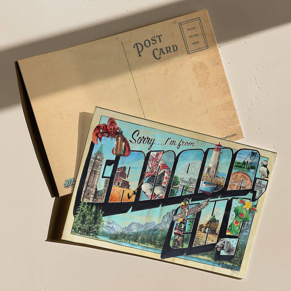 Canada-Eh? Toronto Postcard by Rob Croxford
