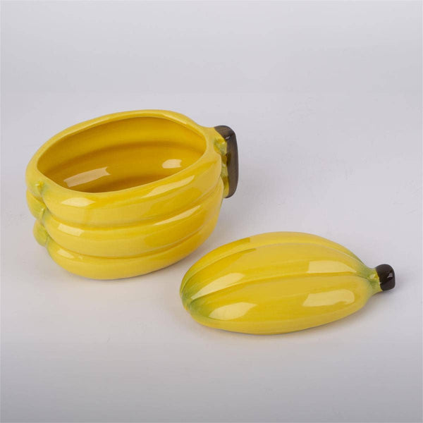 Banana Ceramic Storage Box, 5.71x4.33x4.1