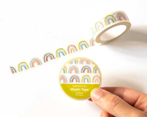Colorful Rainbow Washi Tape - 15mm x 10m