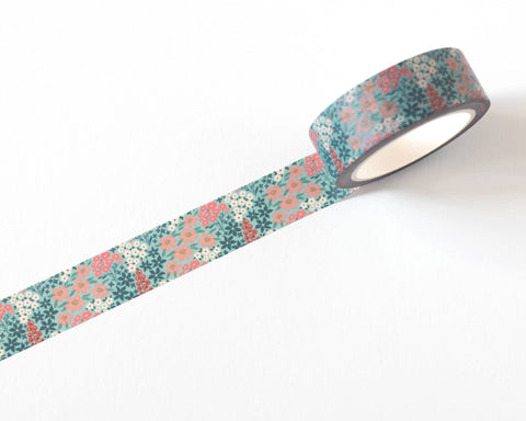 Floral Washi Tape - 15mm x 10m
