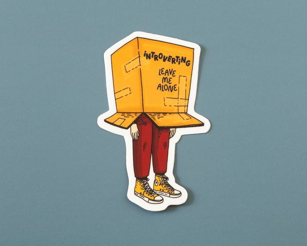 Funny Introvert Sticker
