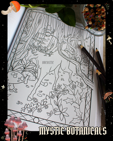 Journal anti-anxiété format voyage : Mystic Botanicals
