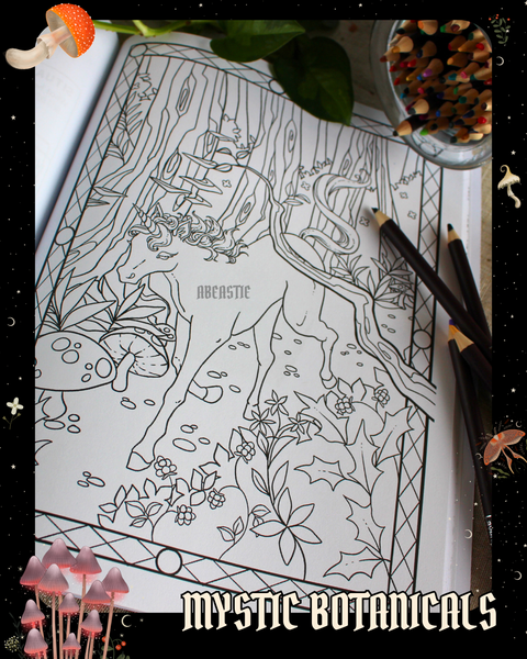 Journal anti-anxiété format voyage : Mystic Botanicals