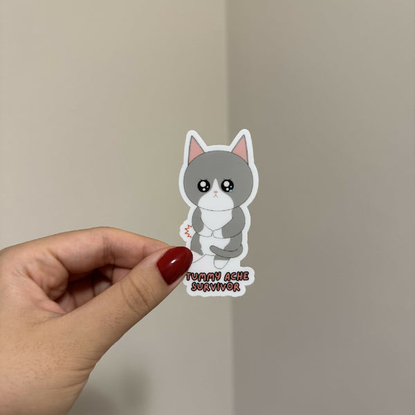 Tummy Ache Survivor Sticker
