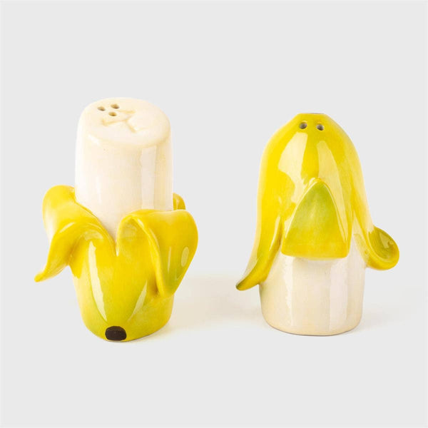Banana Salt & Pepper Shakers, Set/2 , 4.53x3.15
