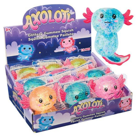 Axolotl Glitter Gummee Squish