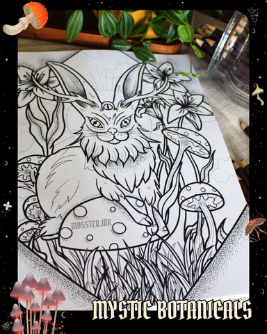 Journal anti-anxiété format voyage : Mystic Botanicals