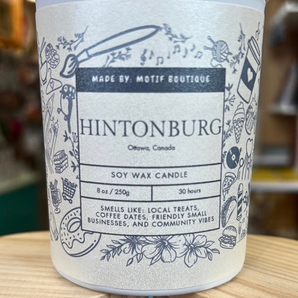 Hintonburg 8oz Candle - Made by Motif