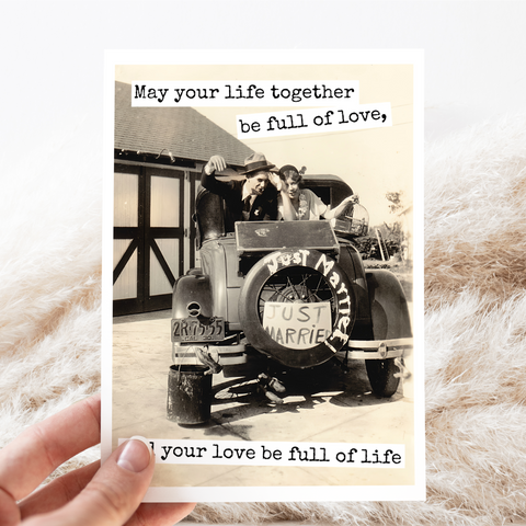 Wedding Card. May Your Life Together Be Full Of Love...