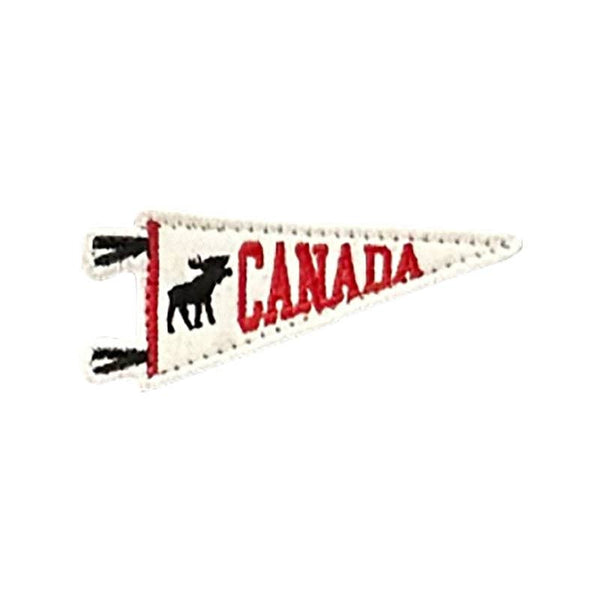 Canada pennant iron-on embroidery patch