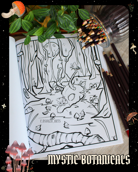 Journal anti-anxiété format voyage : Mystic Botanicals