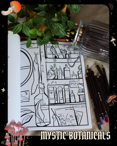 Journal anti-anxiété format voyage : Mystic Botanicals