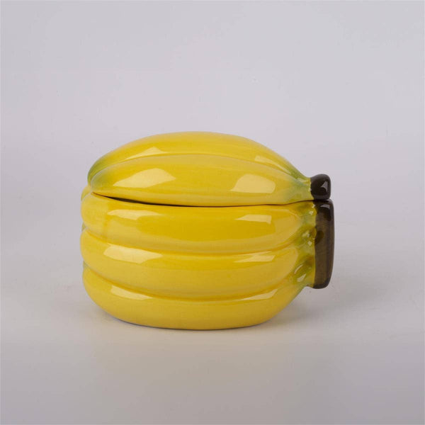 Banana Ceramic Storage Box, 5.71x4.33x4.1
