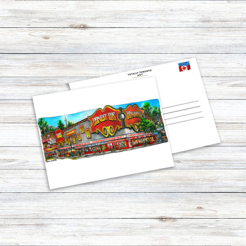 Carte postale d'Honest Ed