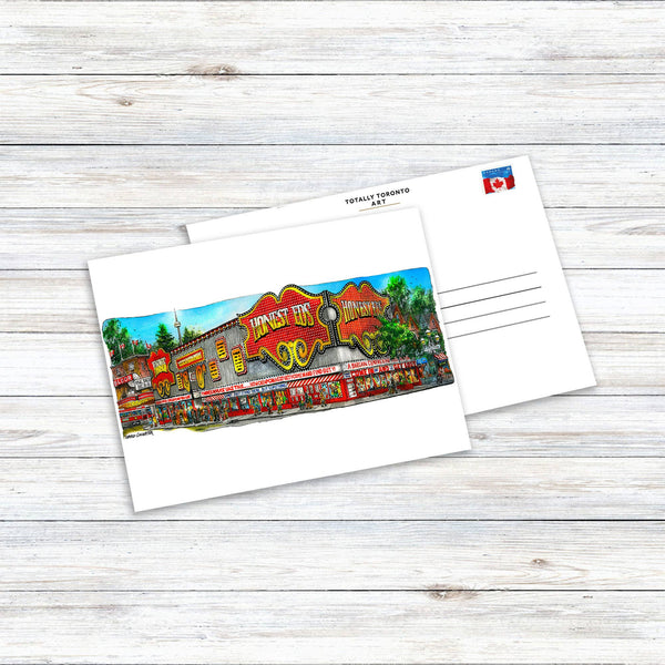 Carte postale d'Honest Ed