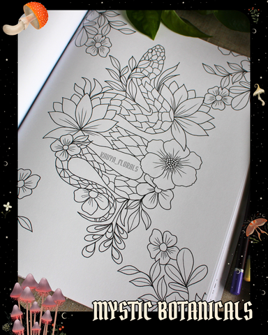 Journal anti-anxiété format voyage : Mystic Botanicals