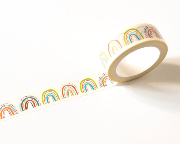 Colorful Rainbow Washi Tape - 15mm x 10m