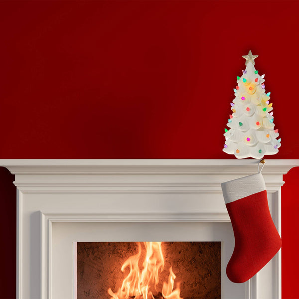 LED CERAMIC CHRISTMAS TREE (WHITE)