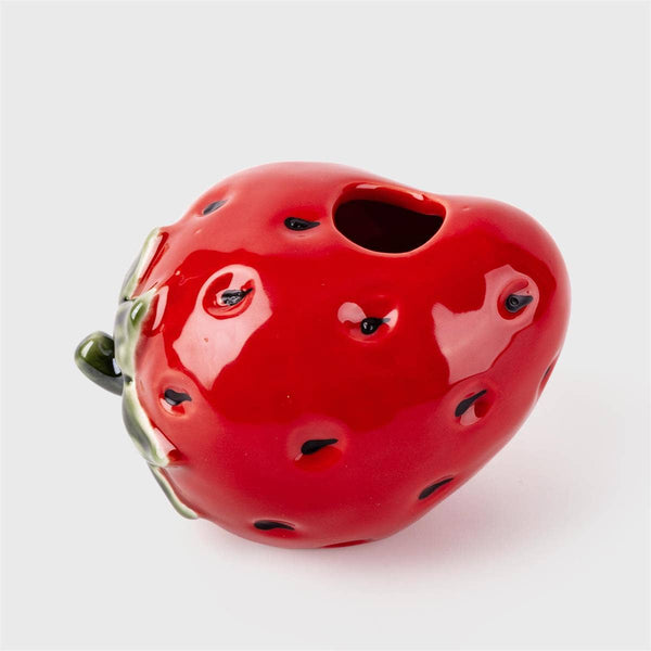 Single Strawberry Vase, Ceramic, 2.95"x5.91",