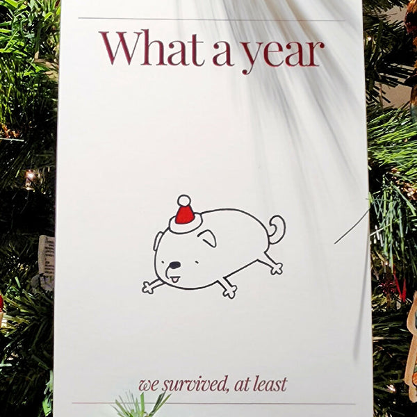 What a Year Holiday Card by Vanderbaander